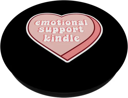 Vista 2 de Soporte emocional Kindle Pink Heart PopSockets Standard PopGrip