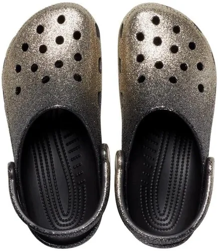 Vista 6 de Crocs - Zuecos clásicos con brillantina, unisex para adultos