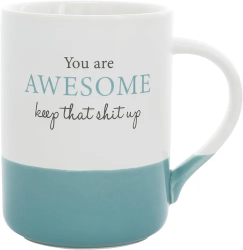 Vista 25 de Pavilion - Taza de café grande de 18 onzas, Some Moms Swear Too Much, It's Me. I'm Some Moms