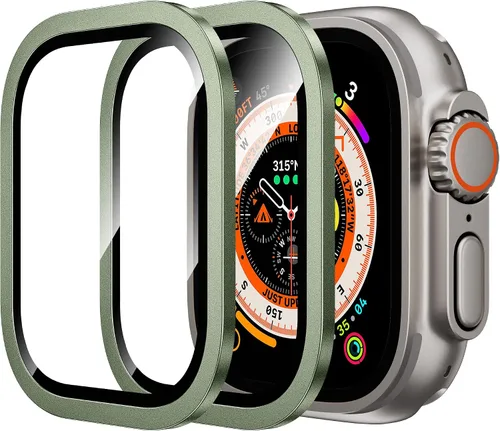 Vista 9 de WSKEN Protector de pantalla ligero para Apple Watch Ultra 3/Ultra 2/Ultra