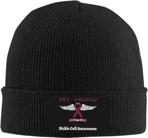 Vista 2 de Gorro unisex elástico, suave y cálido, gorro de punto para hombres y mujeres