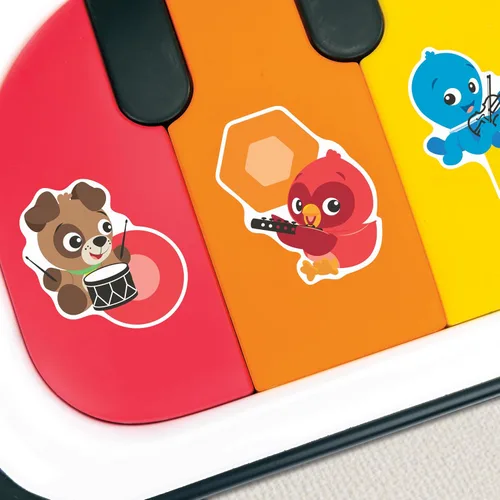 Vista 11 de Baby Einstein 4 en 1 Kickin' Tunes - Asiento de piso para aprender a sentarse música e idioma, con 2 posiciones y piano desmontable, a partir de 4