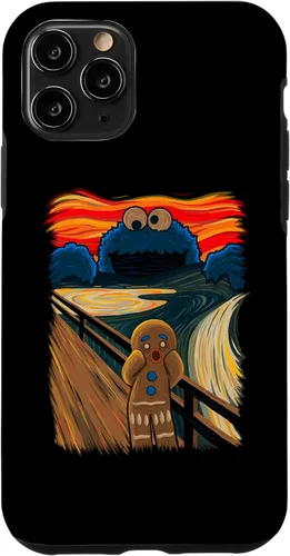 Vista 29 de Cookie Muncher The Scream Munch Monster Joke Funda para iPhone 17