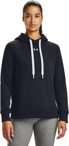 Vista 3 de Under Armour Rival - Sudadera con capucha para mujer, de vellón, sin botones