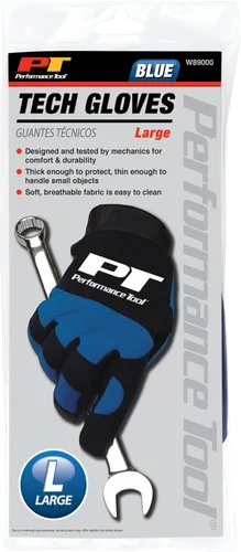 Vista 3 de Performance Tool W89000 Guante azul Performance Tech - Grande
