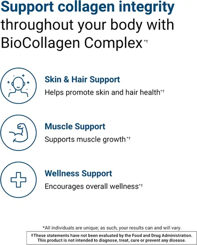 Vista 3 de ActivatedYou Complejo de colágeno a base de plantas BioCollagen para mujeres y hombres, diseñado para promover la firmeza de la piel, la fuerza