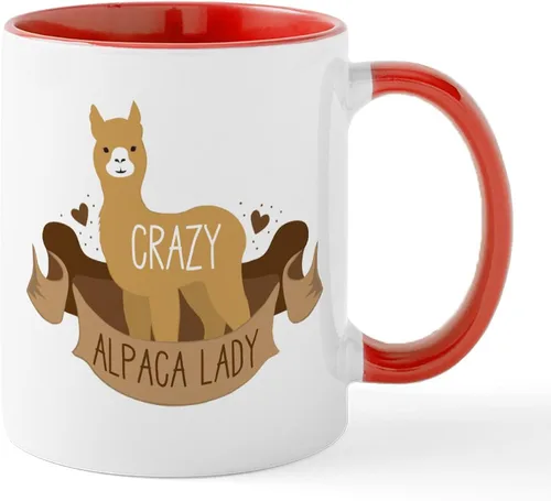 Vista 22 de CafePress A Special Alpaca Moment - Taza de café de cerámica (11.0 fl oz)