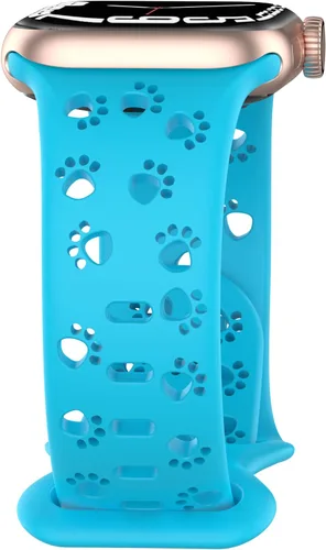 Vista 13 de Correa de silicona compatible con Apple Watch Band de 1.496 in, 1.575 in, 1.614 in, 1.654 in, 1.732 in, 1.772 in, 1.772 in, 1.772 in, 1.772 in