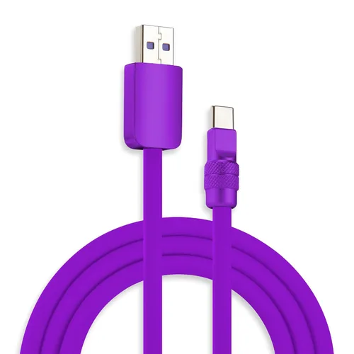 Vista 28 de chubbycable Chubby 2.0 USB C 240W Cable de carga rápida de silicona suave y duradero, cable de carga extra grueso compatible con iPhone 17-15 Series