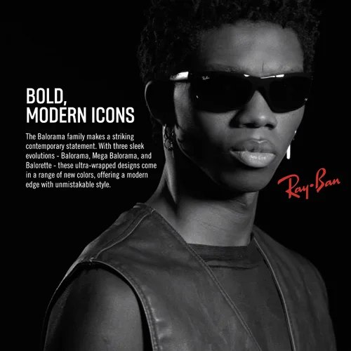 Vista 17 de Ray-Ban Gafas de sol rectangulares Rb4089 Balorama para hombre