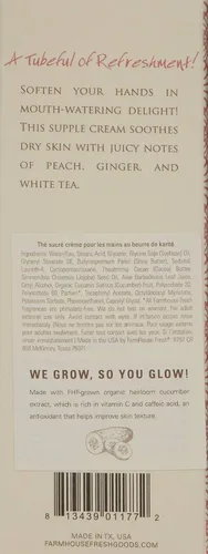 Vista 3 de FarmHouse Fresh Sweet Tea - Crema de manos con manteca de karité, té dulce y jengibre, 2 onzas líquidas