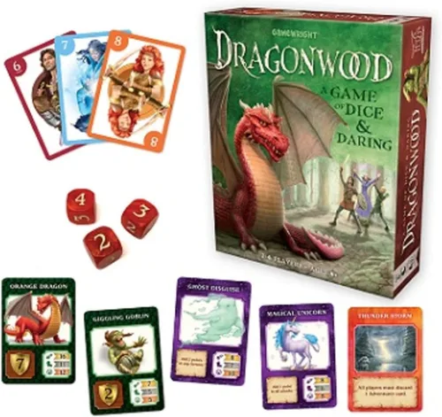 Vista 2 de Dragonwood A Game of Dice & Daring, Juego de mesa