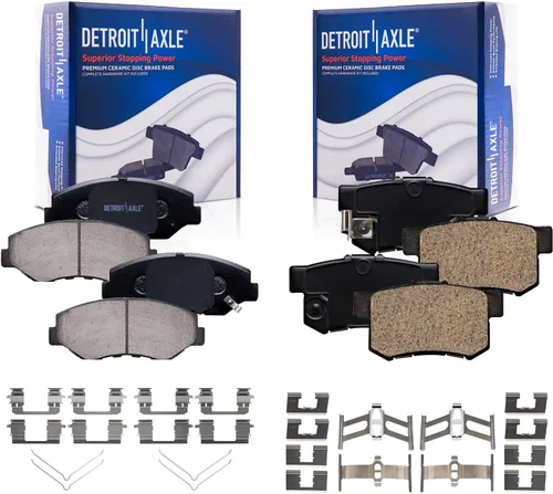 Vista 20 de Detroit Axle - Pastillas de Freno Delantero Izquierdo Reemplazo de Pinza de Disco para Ford Fusion Mazda 6 Lincoln MKZ Mercury Milan 2006-2012