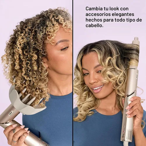 Vista 5 de Shark HD435 FlexStyle Sistema de Peinado y Secado con Aire, Potente Secador de Cabello y Multi-Estilizador con Rizadores de Envoltura Automática
