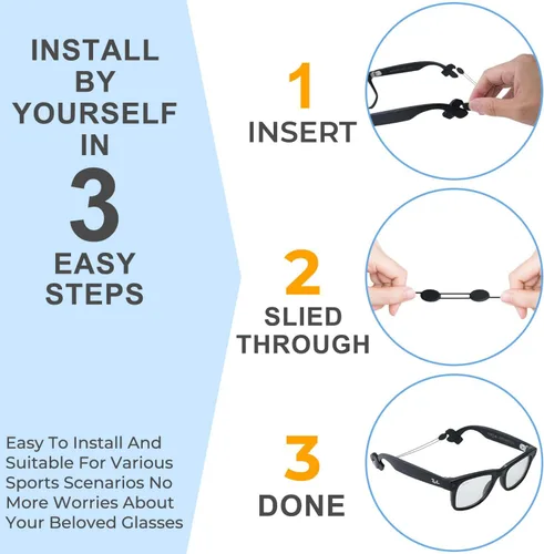 Vista 8 de Estuche rígido para lentes y accesorios para Ray-Ban Meta WayfarerHeadlinerSkyler
