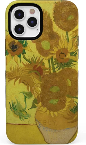 Vista 11 de Casely Funda para iPhone 12 Pro Max Always Vibing Retro Diseño protector audaz Diseño compatible con MagSafe
