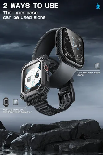 Vista 5 de SUPCASE Paquete para Apple Watch Series 8/7 [1.772 in]
