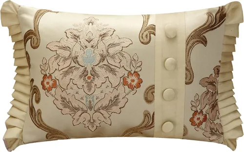 Vista 11 de Chic Home Aubrey Decorator juego completo de 9 piezas de ropa de cama con estilo tapicería y diseño Jacquard + almohadas