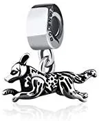 Vista 2 de Bolenvi Border Collie Dog German Shepard - Abalorio de plata de ley 925 para pulseras o collares similares