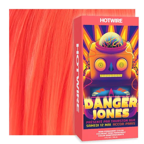 Vista 31 de Danger Jones Color de cabello semipermanente (Adrenalina, verde neón)