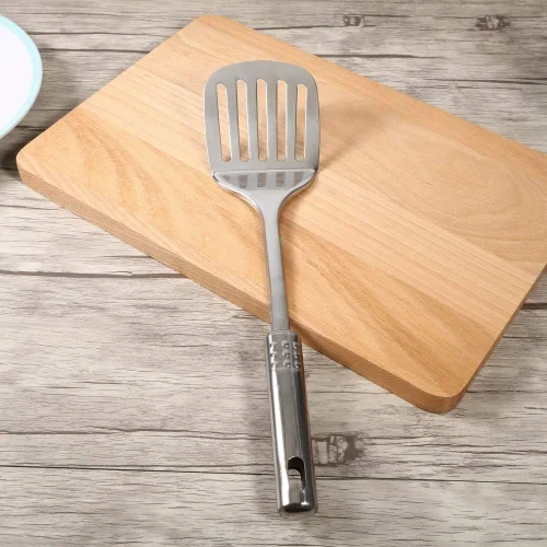 Vista 3 de Juego de 5 utensilios de cocina de acero inoxidable, juego de utensilios de cocina versátiles con mango ergonómico para cocina