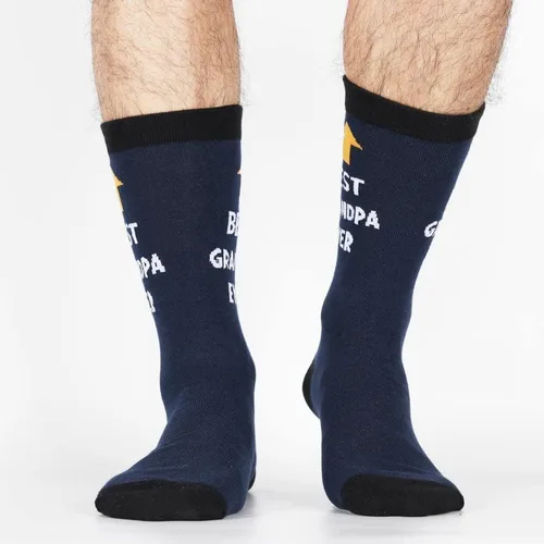 Vista 6 de Veachog Calcetines para abuelos para hombres, regalos de cumpleaños para papá, tío, hermano, hijo, marido, novio, suegro, regalos de jubilación