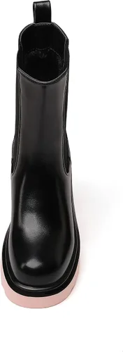 Vista 5 de vivianly Sandalias planas con cordones para mujer, plataforma con correa de tobillo, zapatos de punta abierta