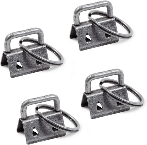 Vista 10 de SPEEDWOX Accesorios para llavero con anillo dividido, juego de correas para manualidades
