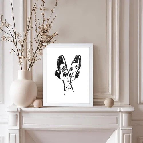 Vista 35 de Poster Master Faces Poster - Retro Women Print - Portrait Art - Sketch Illustration - Abstract Artwork - Woman Design - Chic Boho Design - Great