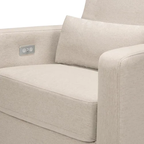 Vista 9 de Babyletto Sigi Recliner/Glider para guardería en Performance Beach Tejido ecológico Performance Beach