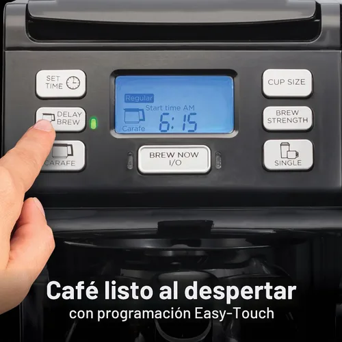 Vista 2 de Hamilton Beach FlexBrew Trio - Cafetera de goteo de 2 vías y una sola Negro