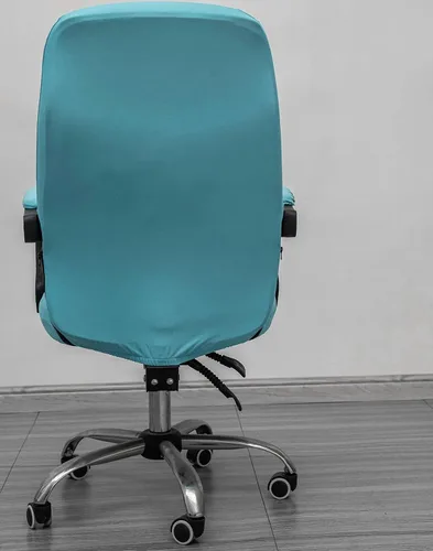 Vista 8 de Melaluxe Funda para silla de oficina con fundas para brazos - Funda elástica universal para silla de escritorio, fundas para silla de computadora