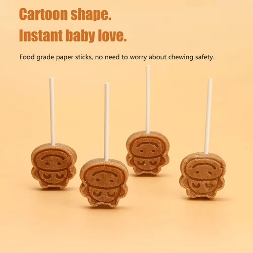 Vista 6 de Phuumy Sabor llano caramelo chino Hawthorn Candy Chinos Snacks Haw Flakes Tiras de frutas 0.77lb