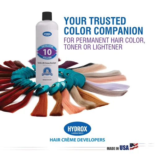 Vista 2 de Hydrox Desarrollador de crema de 10 volúmenes Gentle Lift, 16 onzas (individual)