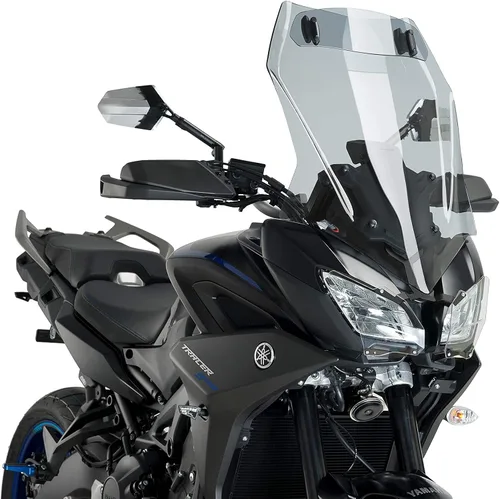 Vista 2 de Puig PARABRISA TOURING con VISOR YAMAHA TRACER900 18-19' C/LUZ HUMO