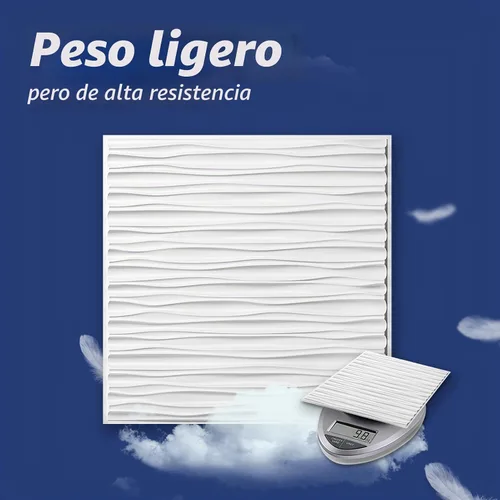 Vista 9 de Art3dwallpanels Azulejos de techo 24 x 24, paquete de 12, blanco Ola Blanco