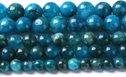 Vista 15 de 45 Cuentas de Piedra Natural de 5⁄16 Pulgadas (8 mm) con Cuentas de Amazonita Azul para Hacer Joyería AAA Redondas Cuentas Sueltas Piedras