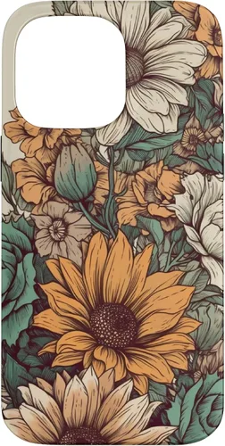Vista 21 de Western Boho Leopard Sunflowers Cactus Funda Rodeo Cowgirl para iPhone 17