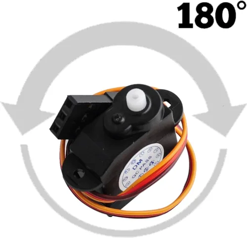 Vista 2 de 0.07 oz RC Micro Servo 0.07 oz Sub Mini servo 180 grados DM-S0020 4.8V-6V para RC Hobby Parts (1)
