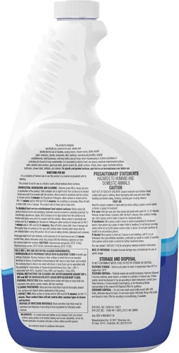 Vista 3 de VIREX Diversey CBD540540 Limpiador desinfectante líquido multiusos, mata el 99.9% de los gérmenes y elimina olores, aroma a limón, spray listo