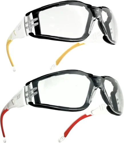 Vista 10 de XII WY Gafas de sol de seguridad para hombres y mujeres, gafas tácticas airsoft para tiro y deportes extremos ANSI Z87.1+ y clasificación CE