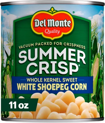 Vista 9 de Del Monte Summer Crisp Maíz de Granos Enteros Dorado y Blanco, 11 onzas, 12