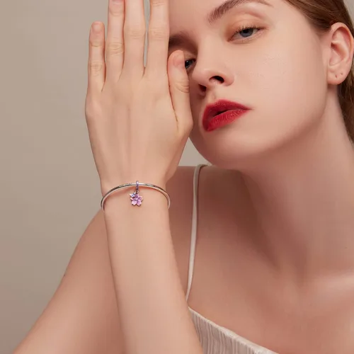 Vista 2 de VOROCO Atrapasueños con diseño de estrella de café y luna para pulsera de plata de ley 925 y cuentas para pulsera y collar, joyería de bricolaje