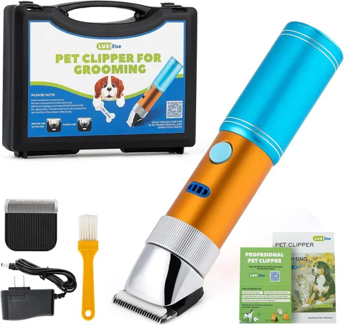 Vista 8 de Cortapelos de aseo para mascotas 200W, control de velocidad