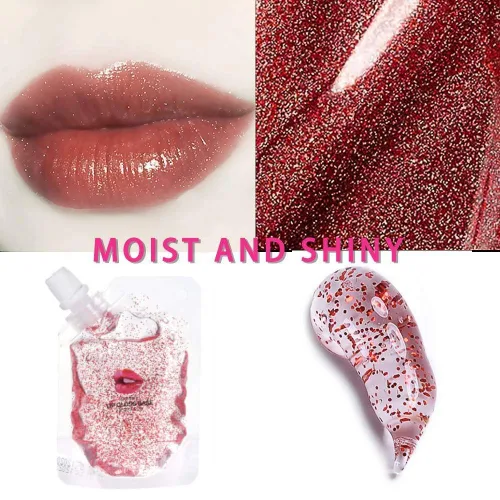 Vista 4 de Base de brillo de labios, brillo de labios hidratante para bricolaje, no pegajoso, aceite de maquillaje de labios vegano