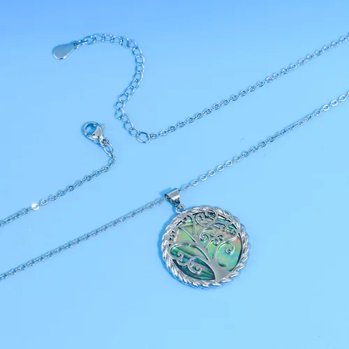 Vista 18 de SmileBelle Tree of Life Necklace as Birthday Gifts for Mom Grandma, Mom Gifts for Stepmom as Bonus Mom Gifts From Daughter, Silver Mother in Law