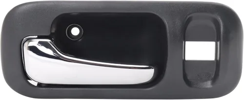 Vista 162 de TRQ Manija Interior de Puerta del Lado del Pasajero Negra Compatible con Ford Bronco 1987-1996 F-150 1987-1997 F-250 1997 F-250 HD F-350