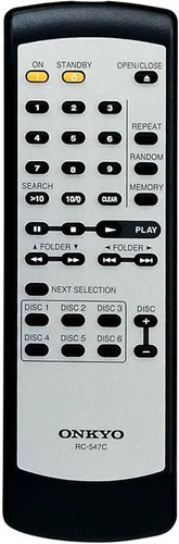 Vista 4 de Onkyo DXC390 - Cambiador de CD de 6 discos, negro