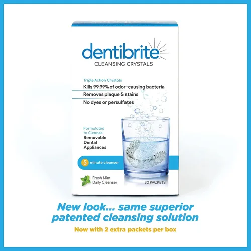 Vista 6 de Limpiador de cristales para aparatos dentales extraíbles Invisalign, alineadores, retenedores, guardias, dentaduras, bandejas/alineadores, removedor