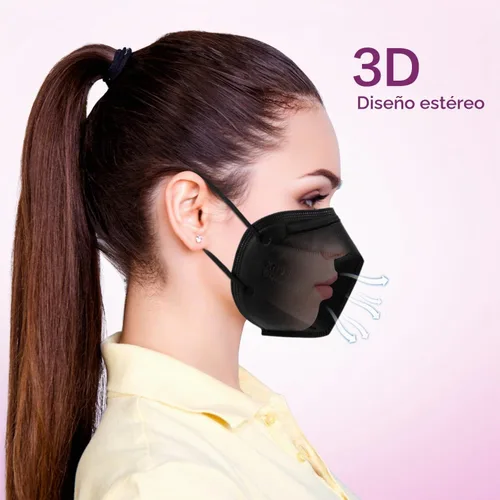 Vista 5 de Miuphro KN95 Face Mask 25 Pack, 5-Layers Breathable KN95 Masks